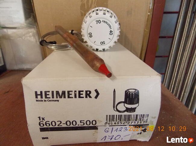 GŁOWICA TERMOSTATYCZNA Z KAPILARA