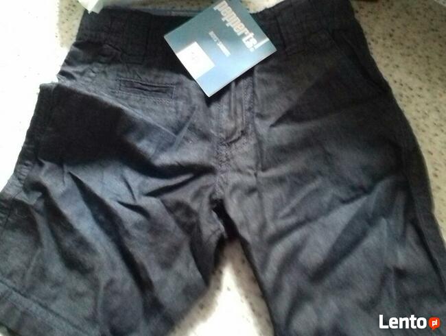 Krótkie spodenki z bawełny chłopięce roz.122