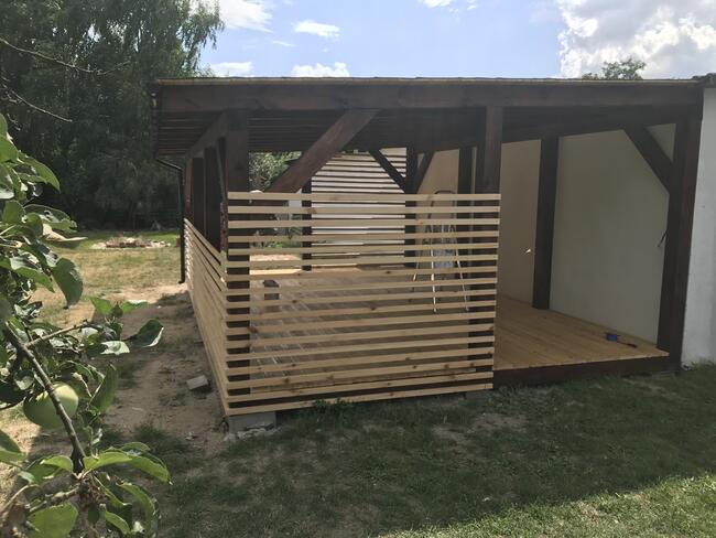 Buduję z drewna domy domki altany wiaty tarasy