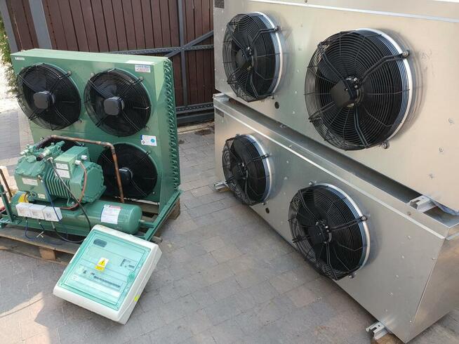 AGREGAT CHŁODNICZY + PAROWNIK ZESTAW do chłodni/przechowalni