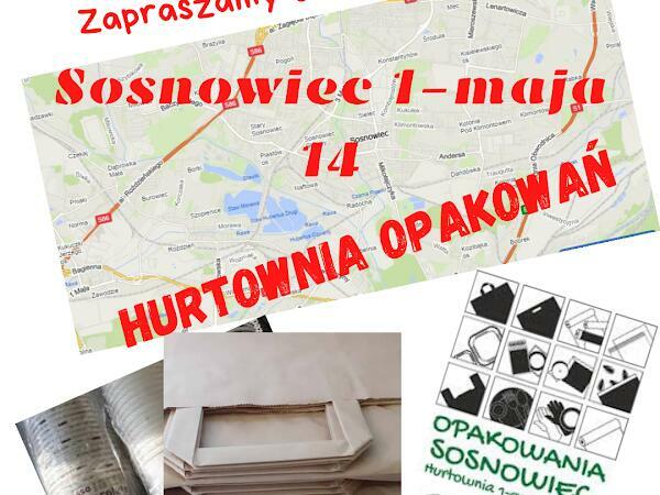 Hurtownia opakowań 1-go maja 14 Sosnowiec