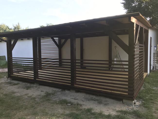 Buduję z drewna domy domki altany wiaty tarasy