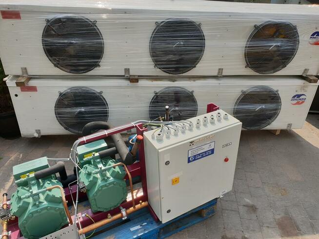 AGREGAT CHŁODNICZY + PAROWNIK ZESTAW do chłodni/przechowalni