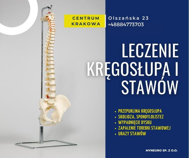 Gabinet masażu i leczenia kręgosłupa.