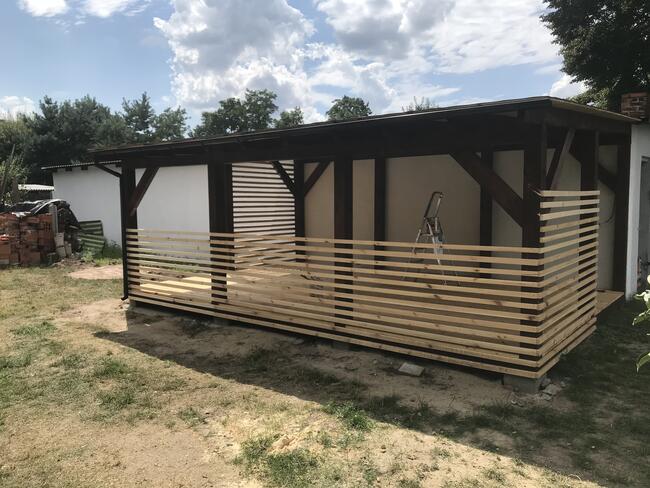 Buduję z drewna domy domki altany wiaty tarasy