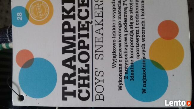 Trampki chłopięce nr.28