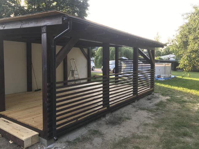 Buduję z drewna domy domki altany wiaty tarasy