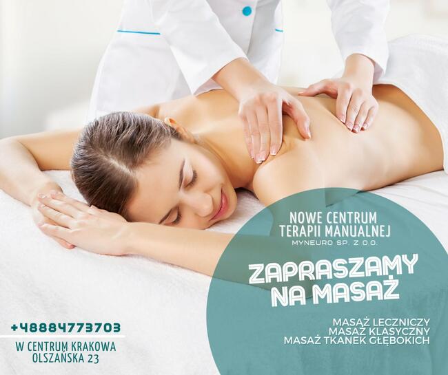 Gabinet masażu i leczenia kręgosłupa.