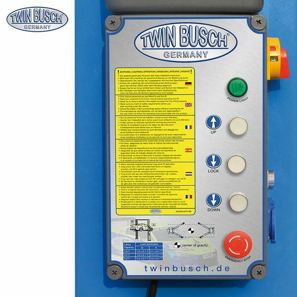 Podnośnik DWUKOLUMNOWY TW 250 HEAVY LINE 5t Twin Busch