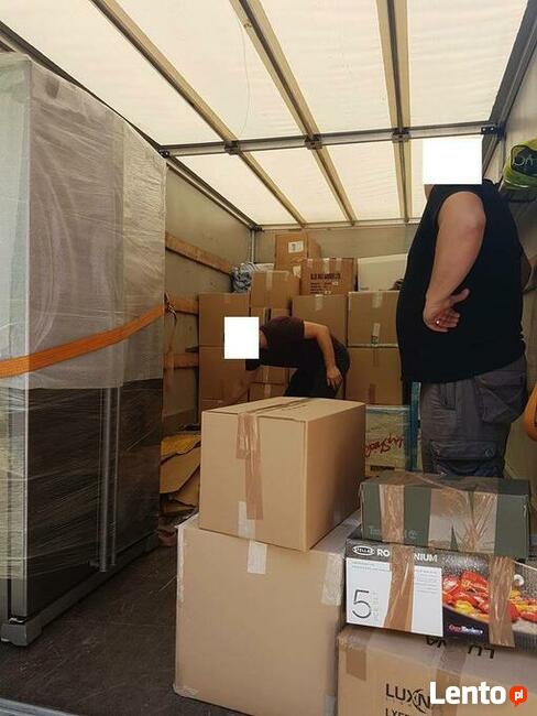 Przeprowadzki UK-Polska, transport paczek, AGD, RTV, palet.