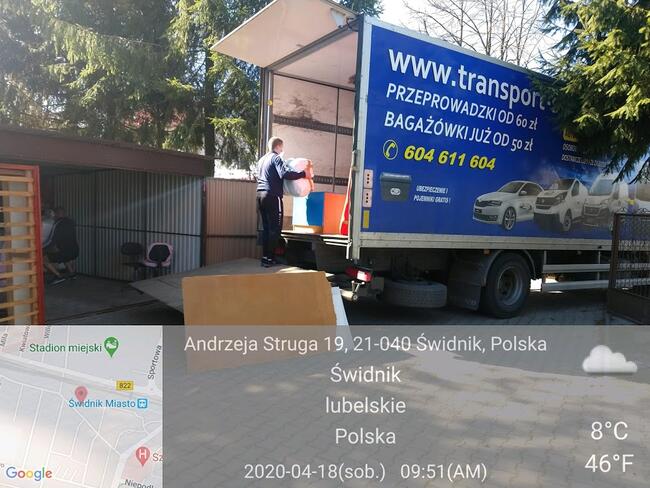 Bartman Przeprowadzki Transport Bagażówki WYNAJEM AUT -15lat