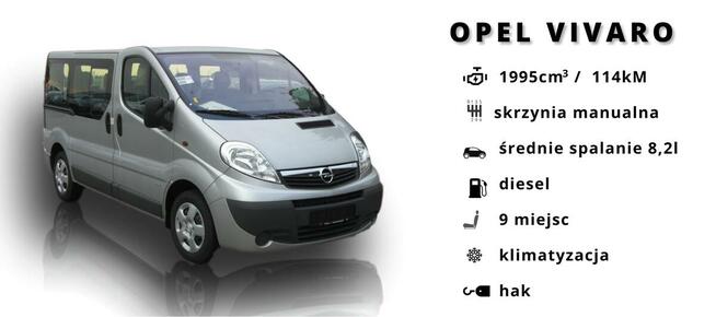 Wypożyczalnia Wynajem Samochodów 5/7/9 Osobowych Bagażników