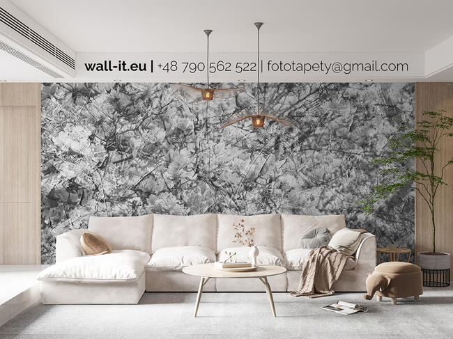 Nowoczesna fototapeta z kwiatami w stylu loft. Na ścianę.