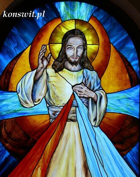 Witraż JEZU UFAM TOBIE