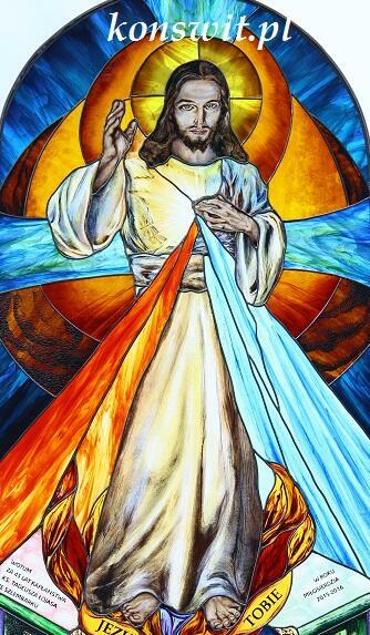 Witraż JEZU UFAM TOBIE