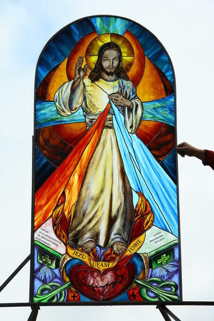 Witraż JEZU UFAM TOBIE