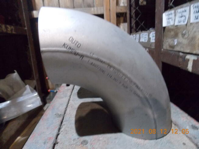 KOLANO SPAWALNICZE 114,3X2,0 ZE STALI NIERDZEWNEJ