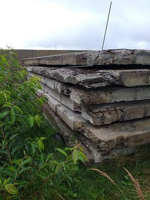 Używane płyty betonowe