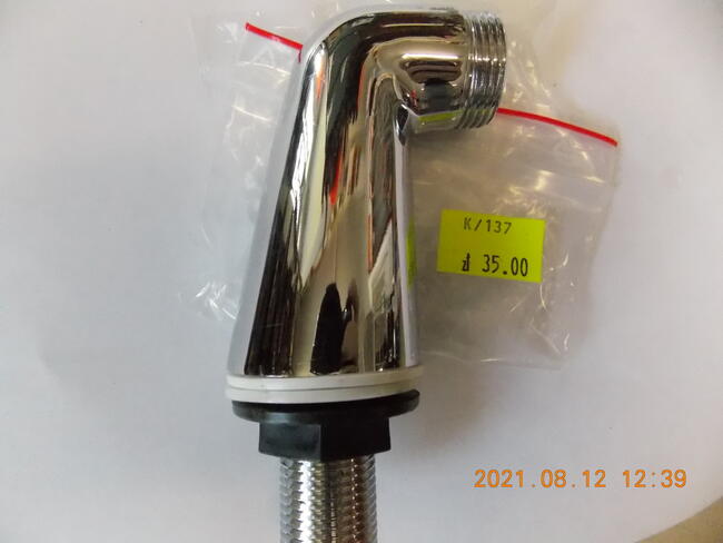 PRZYŁACZE-KOLANO DO BATERII STOJACEJ CHROM.