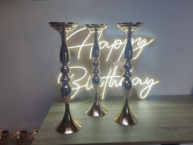 Stojaki/świeczniki na Twoje wesele