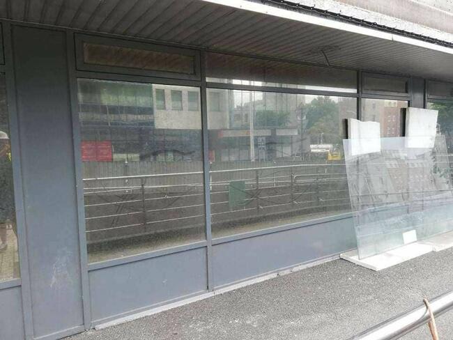 Witryna aluminiowa zewnętrzna 470 x 250 cm 4700 x 2500 mm