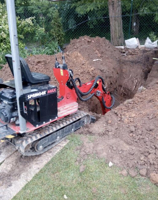 Nowa Minikoparka SpringerMAX Obrót 360°, Polski Producent