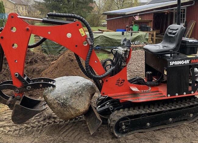 Nowa Minikoparka SpringerMAX Obrót 360°, Polski Producent