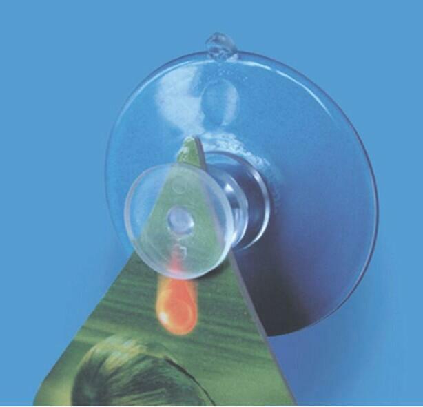 Silikonowe przyssawki do szyb z pinezką, trzy warianty