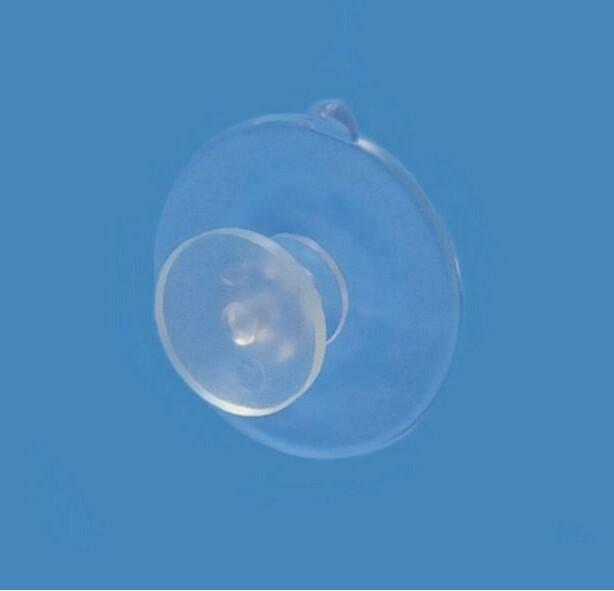 Silikonowe przyssawki do szyb z pinezką, trzy warianty