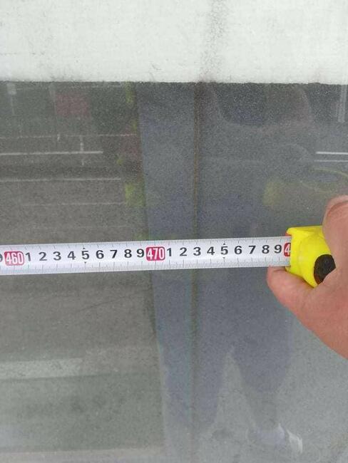 Witryna aluminiowa zewnętrzna 470 x 250 cm 4700 x 2500 mm