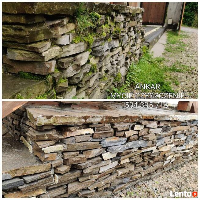 Mycie i czyszczenie kostki brukowej, kamienia, tarasów itd