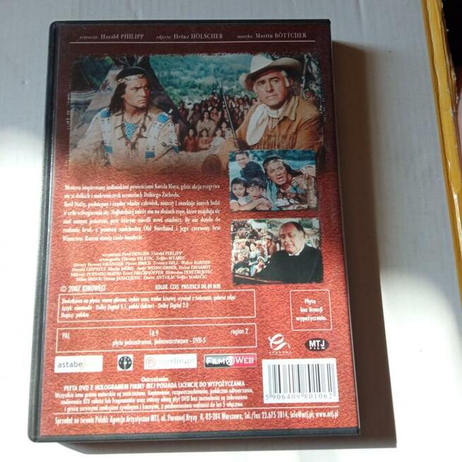 Kolekcja Karola Maya -4 filmy DVD z Winnetou.