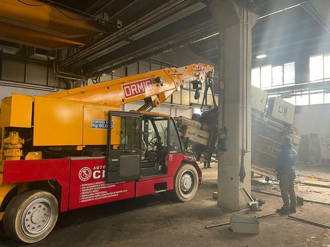 Relokacja maszyn przemysłowych, montaż i demontaż, transfer