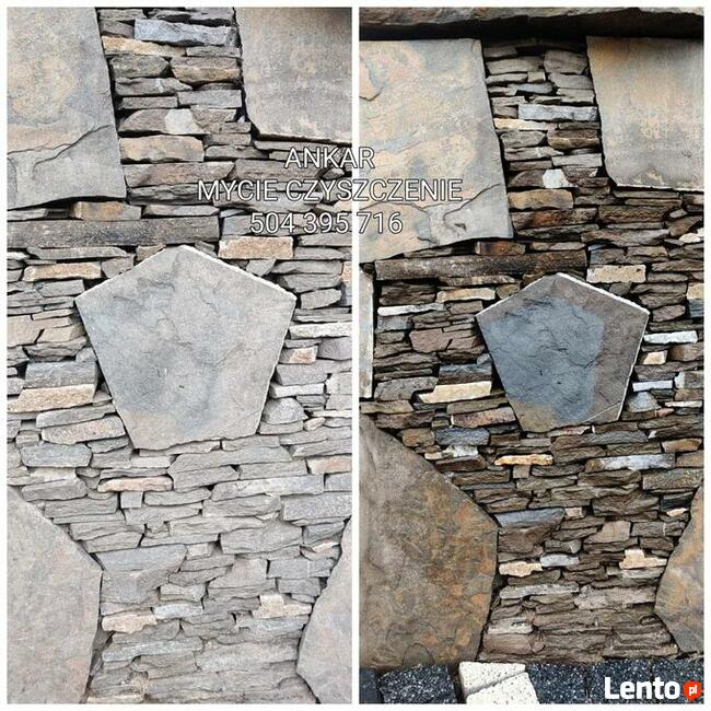 Mycie i czyszczenie kostki brukowej, kamienia, tarasów itd