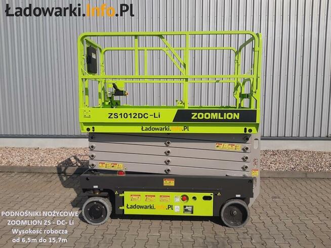 Podnośnik nożycowy Zoomlion ZS1012 - 11,8m wzwyżka 2022