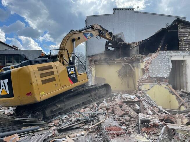 Rozbiórki budynków, Wyburzenia Budynków, Domów, Hal, Wykopy