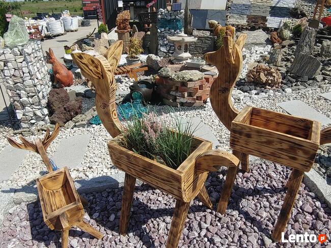 Donica drewniana sarna duża / Kar-Group Ełk