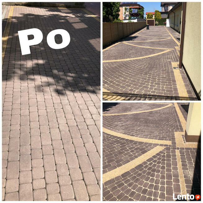 Profesjonalne mycie kostki elewacji dachu Ostrowiec