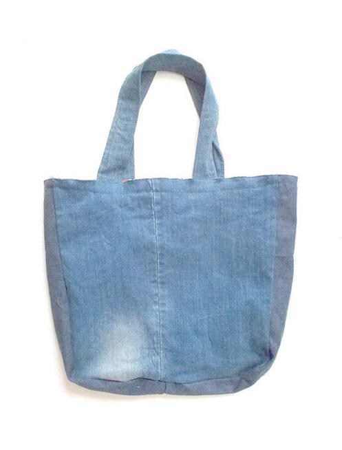 dżinsowa torba na ramię duża torba A4