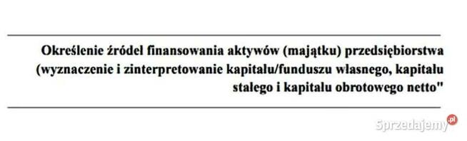 Wstępna analiza sprawozdań finansowych firmy ProjektStudia