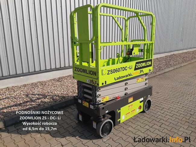 Podnośnik nożycowy Zoomlion ZS0607 - 7,8m / 230kg - nowy