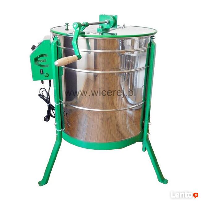Miodarka Ręczno-Elektryczna 4 Ramkowa Nierdzewna Miodziarka