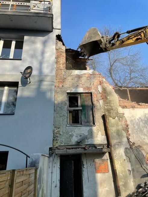 Rozbiórki budynków, Wyburzenia Budynków, Domów, Hal, Wykopy