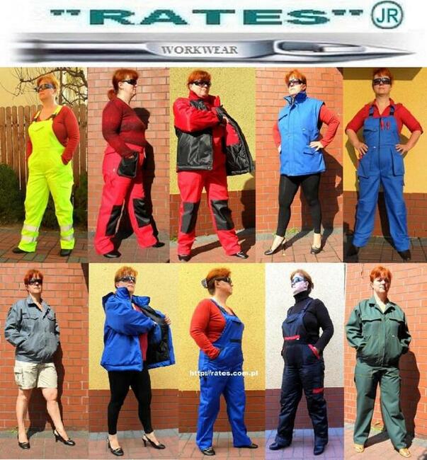 Spodnie Kucharskie w pepitkę Producent Rates