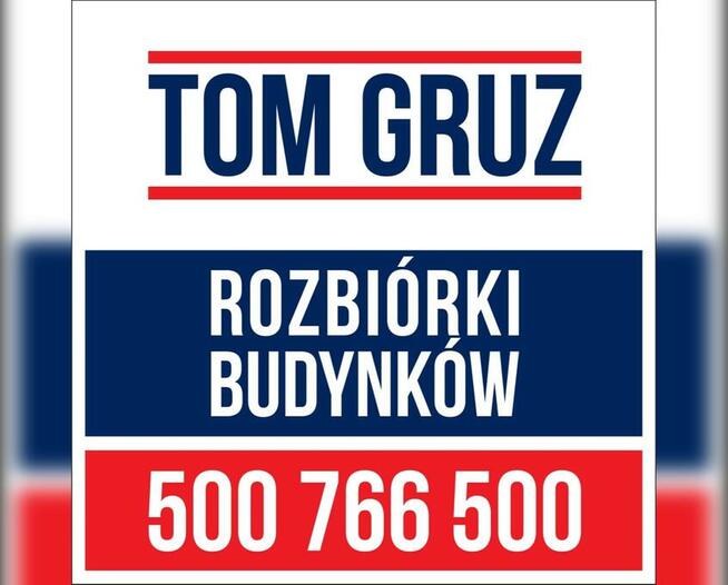 Rozbiórki budynków, Wyburzenia Budynków, Domów, Hal, Wykopy