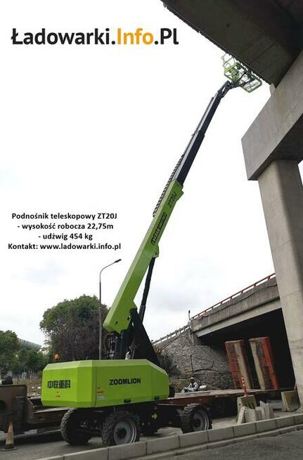 PODNOŚNIK TELESKOPOWY ZOOMLION ZT20J( diesel) - 22,75m / 454