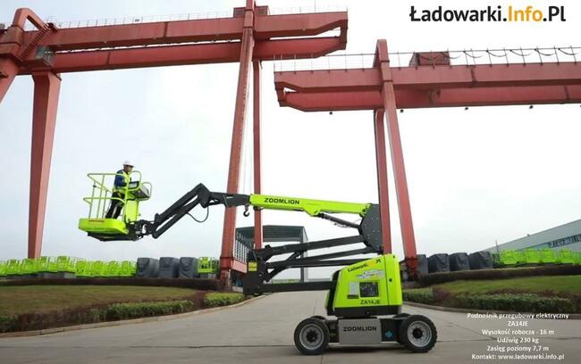 PODNOŚNIK PRZEGUBOWY ELEKTRYCZNY ZOOMLION ZA14JE - 16m / 230