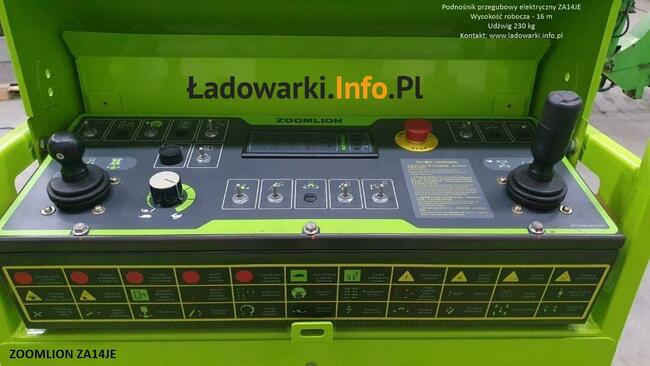 PODNOŚNIK PRZEGUBOWY ELEKTRYCZNY ZOOMLION ZA14JE - 16m / 230