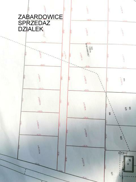 Działka budowlana Zabardowice gm. Oława