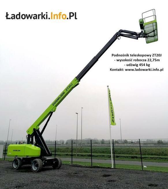 PODNOŚNIK TELESKOPOWY ZOOMLION ZT20J( diesel) - 22,75m / 454